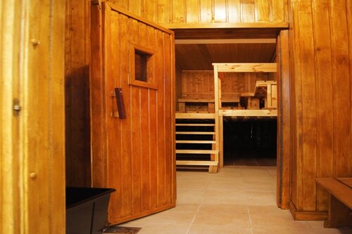 Станционные бани - интерьер и территория